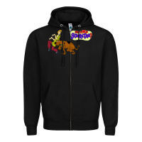 Black Scooby Doo Zipper Hoodie - artisFamous