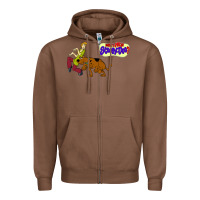 Chestnut Scooby Doo Zipper Hoodie - artisFamous