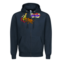 Navy Scooby Doo Zipper Hoodie - artisFamous