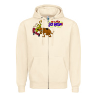 Sandshell Scooby Doo Zipper Hoodie - artisFamous