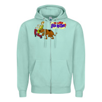 Seafoam Scooby Doo Zipper Hoodie - artisFamous