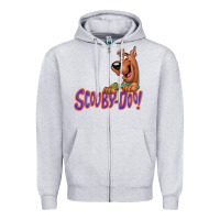 Heather Grey Scooby-Doo Zipper Hoodie - artisFamous