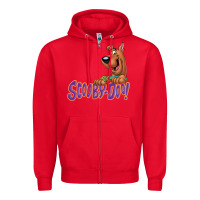 Red Scooby-Doo Zipper Hoodie - artisFamous