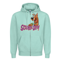 Seafoam Scooby-Doo Zipper Hoodie - artisFamous