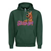 Sports Green Scooby-Doo Zipper Hoodie - artisFamous