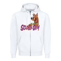 White Scooby-Doo Zipper Hoodie - artisFamous