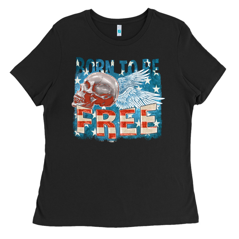 Born To Be Free Ladies Tee by FaDigitalArtStudio | Teevron