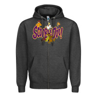 Charcoal Heather Scooby-Doo Zipper Hoodie - artisFamous