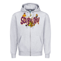 Heather Grey Scooby-Doo Zipper Hoodie - artisFamous