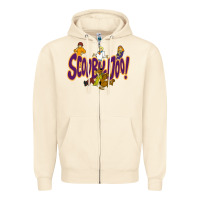 Sandshell Scooby-Doo Zipper Hoodie - artisFamous
