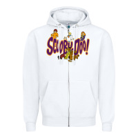 White Scooby-Doo Zipper Hoodie - artisFamous