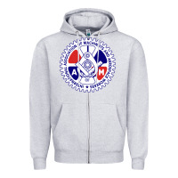Heather Grey association of machinists and aerospace workers classic Zipper Hoodie - artisFamous
