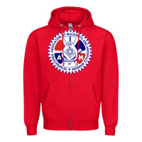 Red association of machinists and aerospace workers classic Zipper Hoodie - artisFamous