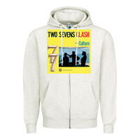 Oatmeal Heather two sevens clash culture Zipper Hoodie - artisFamous