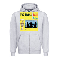 Heather Grey two sevens clash culture Zipper Hoodie - artisFamous