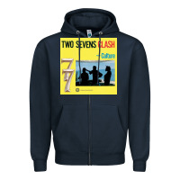 Navy two sevens clash culture Zipper Hoodie - artisFamous