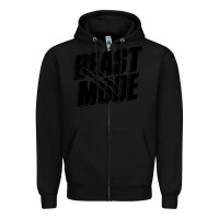 Black beast mode classic Zipper Hoodie - artisFamous