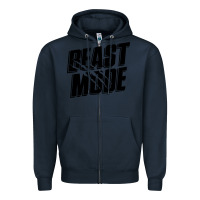 Navy beast mode classic Zipper Hoodie - artisFamous