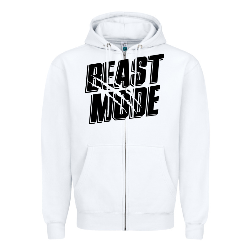 Beast Mode Classic Zipper Hoodie by artisFamous | Teevron