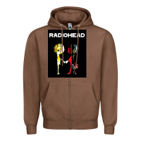 Chestnut radio Zipper Hoodie - artisFamous