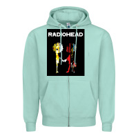 Seafoam radio Zipper Hoodie - artisFamous