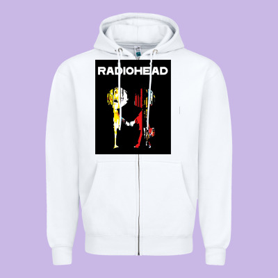 Radio Zipper Hoodie Designed By Artisfamous