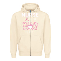 Sandshell nurse by day super mom by night Zipper Hoodie - artisFamous