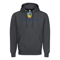 Smoke Chamberlain College Zipper Hoodie - artisFamous