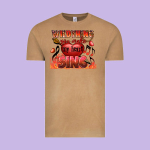 Valentine's Day Wild Thing You Make My Heart Sing Vintage Tee Designed By Fadigitalartstudio