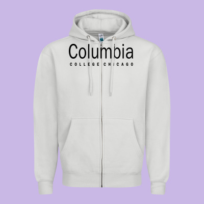 Columbia College Chicago Zipper Hoodie Designed By Artisfamous