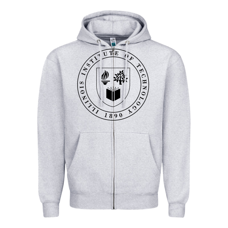 Illinois Institute Of Technology College Zipper Hoodie by artisFamous | Teevron