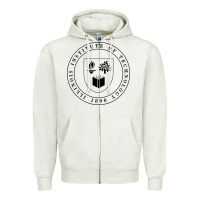 Oatmeal Heather Illinois Institute of Technology College Zipper Hoodie - artisFamous