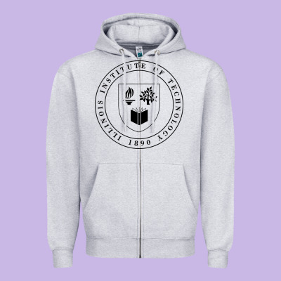 Illinois Institute Of Technology College Zipper Hoodie Designed By Artisfamous