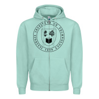Seafoam Illinois Institute of Technology College Zipper Hoodie - artisFamous
