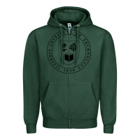Sports Green Illinois Institute of Technology College Zipper Hoodie - artisFamous