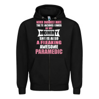 Never Underestimate Mommy Paramedic Zipper Hoodie | Teevron