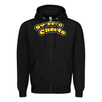 Black sweeto cheeto Zipper Hoodie - artisFamous