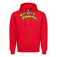 Red sweeto cheeto Zipper Hoodie - artisFamous