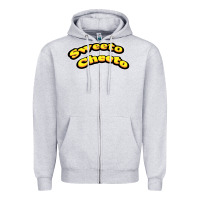 Heather Grey sweeto cheeto Zipper Hoodie - artisFamous