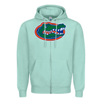 Seafoam gators gator Zipper Hoodie - artisFamous