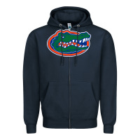 Navy gators gator Zipper Hoodie - artisFamous