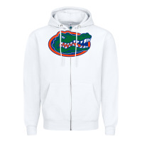 White gators gator Zipper Hoodie - artisFamous