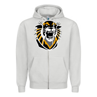 Dove Grey fort hays tigers Zipper Hoodie - artisFamous