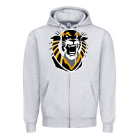 Heather Grey fort hays tigers Zipper Hoodie - artisFamous