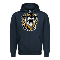 Navy fort hays tigers Zipper Hoodie - artisFamous