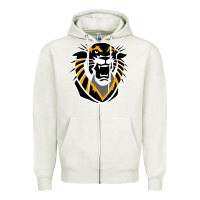 Oatmeal Heather fort hays tigers Zipper Hoodie - artisFamous