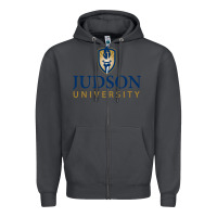 Smoke Judson College Zipper Hoodie - artisFamous