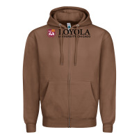 Chestnut Loyola College Chicago Zipper Hoodie - artisFamous
