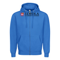True Royal Loyola College Chicago Zipper Hoodie - artisFamous