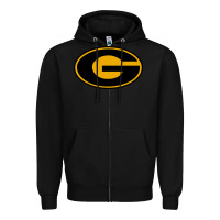 Black grambling tigers Zipper Hoodie - artisFamous
